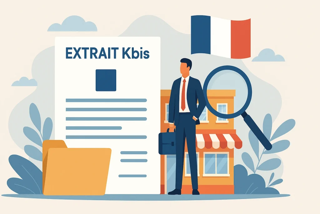 Un extrait kbis dessiné